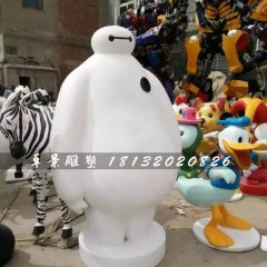 玻璃鋼大白雕塑，卡通雕塑