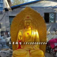 釋迦牟尼佛雕塑，玻璃鋼佛像
