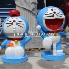 多啦a夢雕塑，卡通動漫雕塑