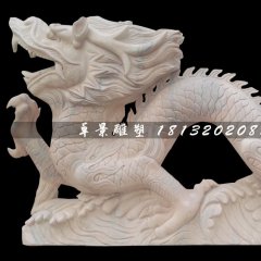十二生肖石雕，晚霞紅動物石雕