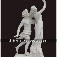 西洋人物石雕，漢白玉人物雕塑