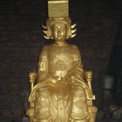 王母娘娘雕塑，玻璃鋼神仙雕塑