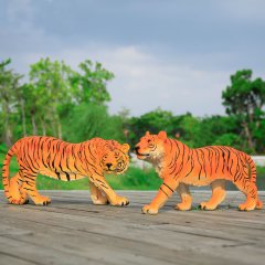 老虎雕塑，玻璃鋼仿真老虎雕塑