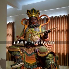 四大天王雕塑，玻璃鋼神仙