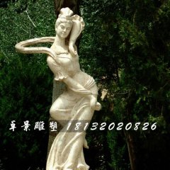 古代美女石雕，公園人物石雕