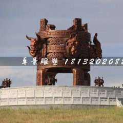 抽象銅鼎，廣場(chǎng)大型銅鼎