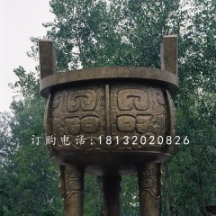大型銅鼎，廣場(chǎng)三足銅鼎雕塑