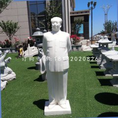 背手毛主席石雕，漢白玉偉人石雕