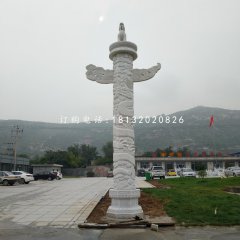 龍柱石雕，漢白玉華表石雕