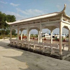 長廊石雕，公園長廊石雕