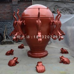 廣場地動儀銅雕，景觀銅雕