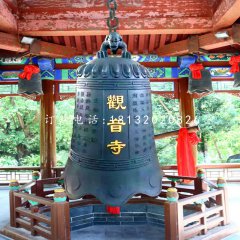寺廟銅鐘，青銅鐘雕塑