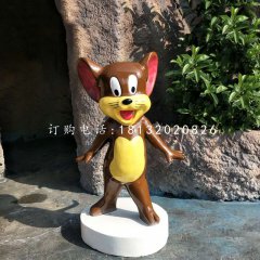 杰瑞雕塑，玻璃鋼卡通老鼠