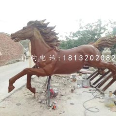 玻璃鋼奔馬，廣場動物雕塑