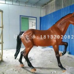 走馬雕塑，玻璃鋼仿真馬