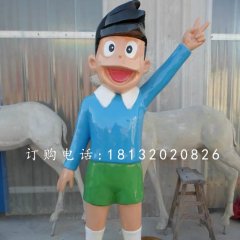 玻璃鋼小夫雕塑，卡通人物雕塑