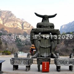 神農(nóng)銅雕，廣場(chǎng)神話人物銅雕