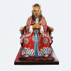 玻璃鋼龍王雕塑，神仙雕塑