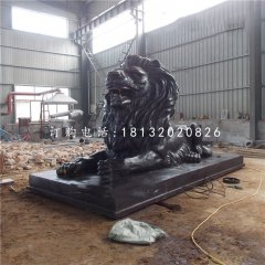 西洋獅銅雕，廣場銅獅子