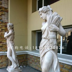 西方女人石雕，景觀石雕