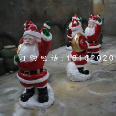 玻璃鋼圣誕老人雕塑，卡通人物