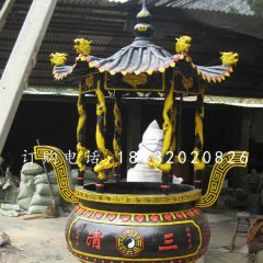 圓形香爐，鑄鐵香爐