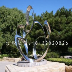 不銹鋼抽象雕塑，公園景觀雕塑