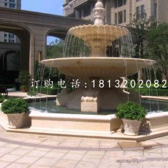 小區(qū)噴泉石雕，景觀石雕