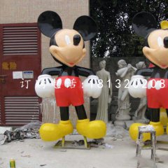 玻璃鋼米奇雕塑，游樂場(chǎng)雕塑