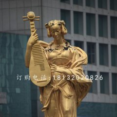 樂(lè)妓雕塑，廣場(chǎng)人物銅雕
