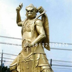 雷神銅雕，廣場(chǎng)神仙銅雕