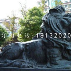 獅子銅雕，鑄銅獅子雕塑