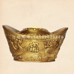 龍鳳元寶銅雕，公園景觀銅雕