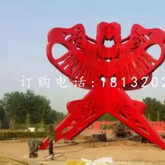 不銹鋼公園雕塑，不銹鋼風(fēng)箏雕塑