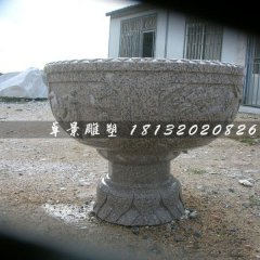 石花盆， 大理石花盆