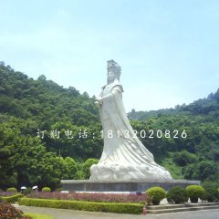 媽祖石雕，漢白玉神仙石雕