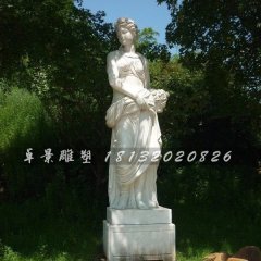 漢白玉美女雕塑，西方美女石雕