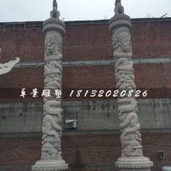 華表，龍柱，廣場石雕柱子