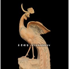 鳳凰石雕，公園神獸石雕