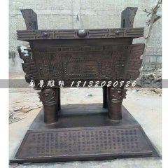 銅雕鼎，鑄銅鼎雕塑