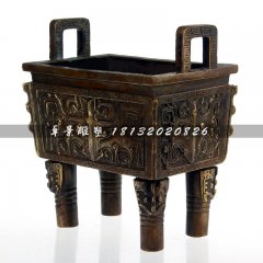 銅鼎，四腳銅鼎，廣場(chǎng)銅鼎