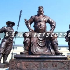 關(guān)公銅雕，古代人物銅雕