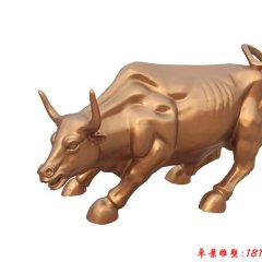 銅牛雕塑，廣場華爾街牛