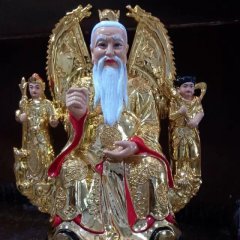 玻璃鋼太乙真人雕塑，玻璃鋼彩繪太乙真人雕塑
