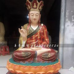 地藏王菩薩雕塑，玻璃鋼彩繪佛像雕塑