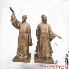 詩(shī)仙李白雕塑，玻璃鋼人物雕塑