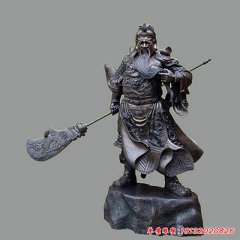 關公銅雕像